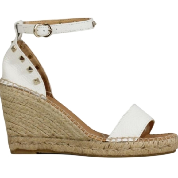 Anthropologie Maypol Nalino Studded Espadrille Wedges 40/9 EUC - Picture 2 of 8